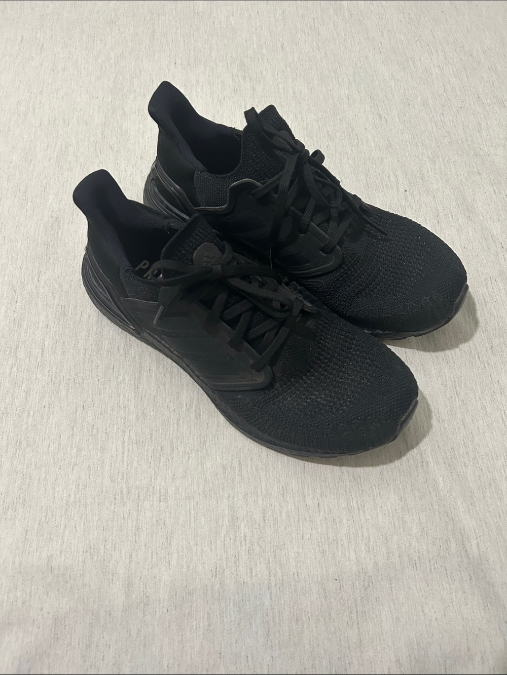 adidas Men's Black Knit Running Sneakers